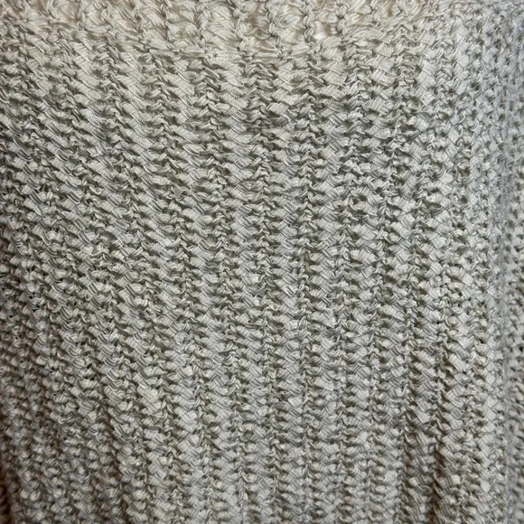 NWTs Lane Bryant Top Womens Plus 22/24 Beige Open Knit Tank Boho Casual Ladies - Picture 3 of 14